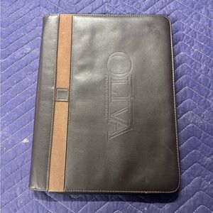 Brown and Tan Binder